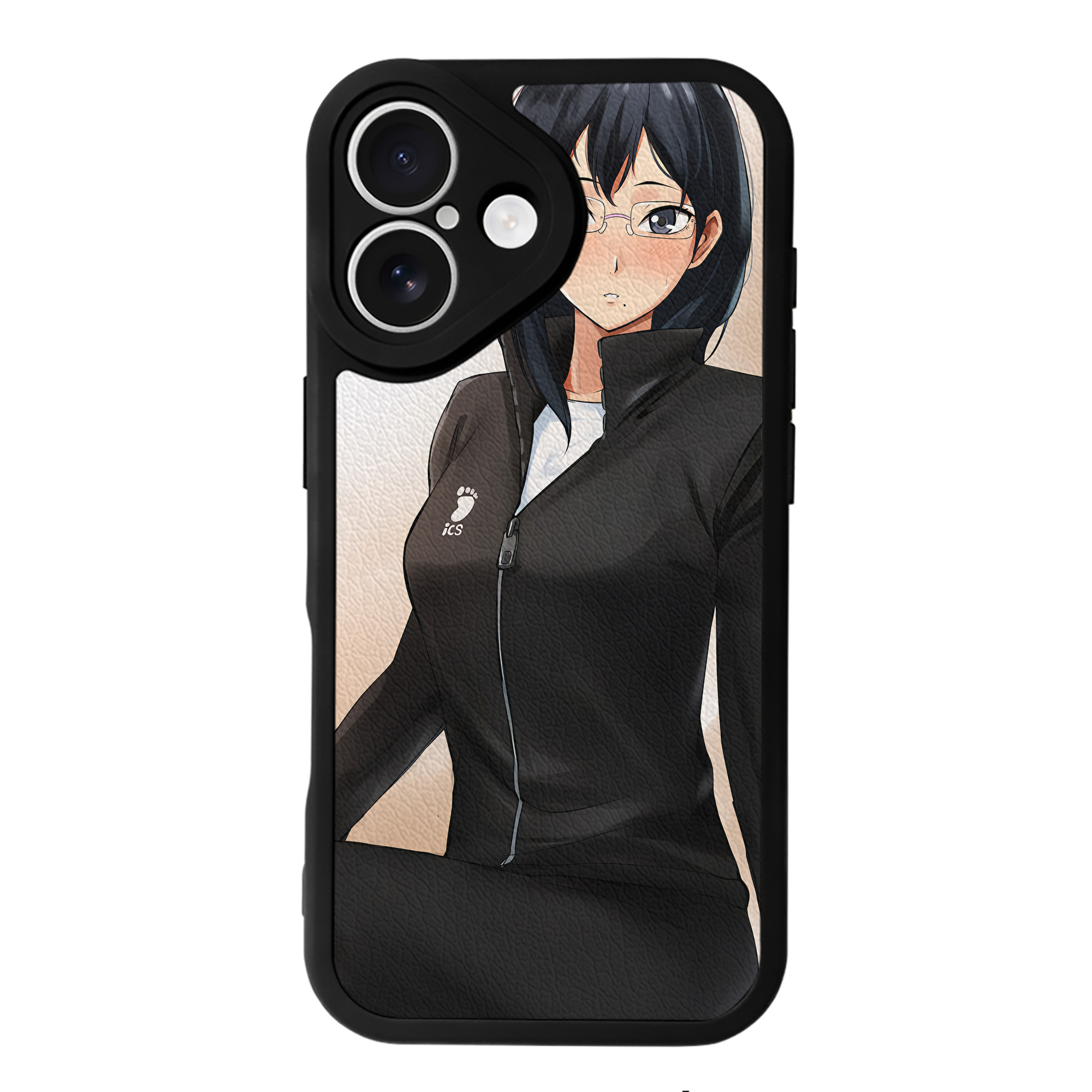 （画像用） ハイキュー!! Haikyu!! 【iPhone 16シリーズ対応】シリコンスマホケース（レザー調） 材質：シリコン